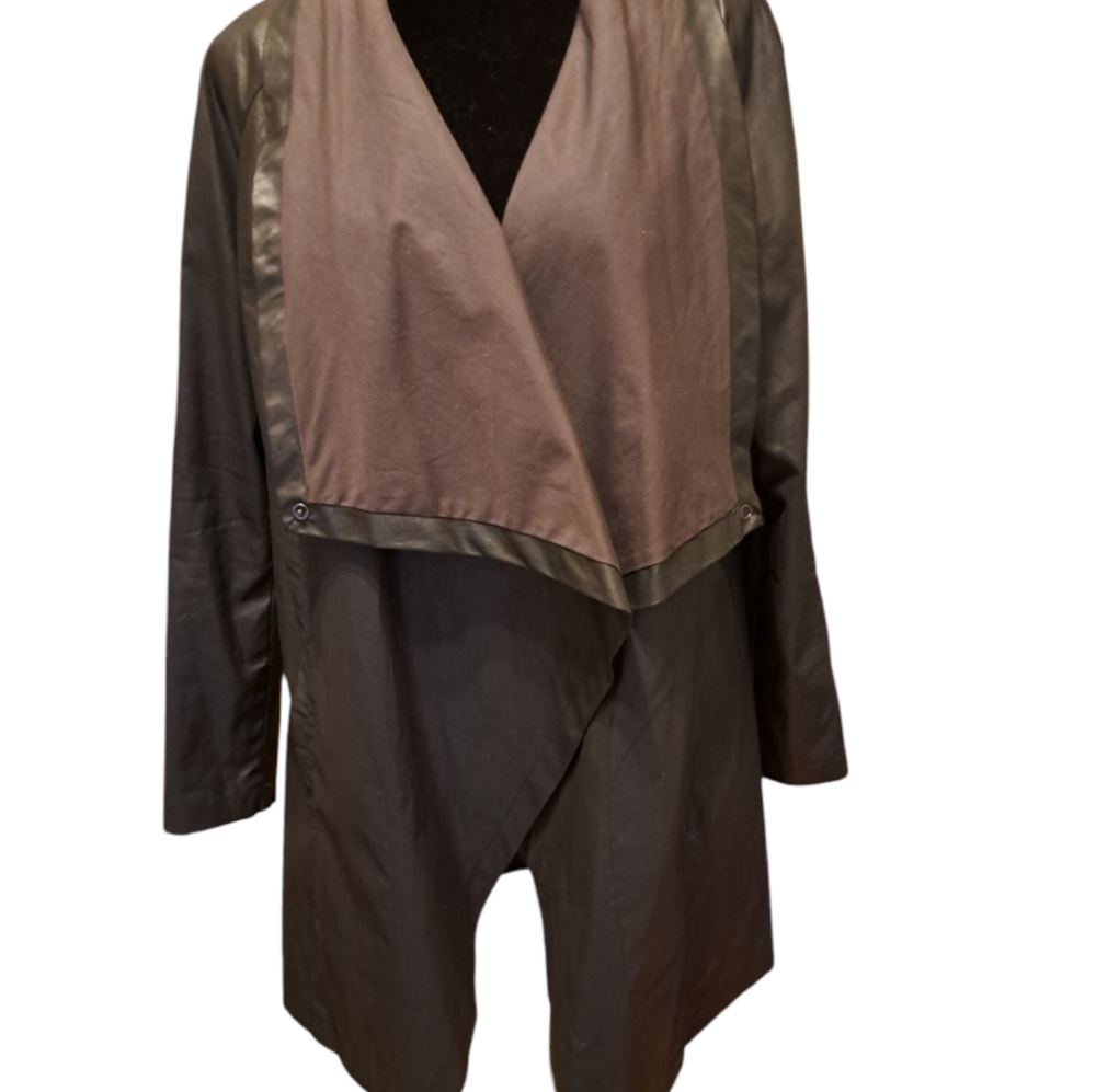 Hoko By Hagit Hazan Drape Jacket - Black & Gray - Large